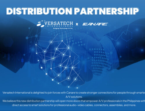 Versatech Enters a New Distribution Partnership with Canare