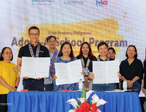Versatech Adopts-A-School with Khan Academy PH at Pio del Pilar Elementary School in Manila