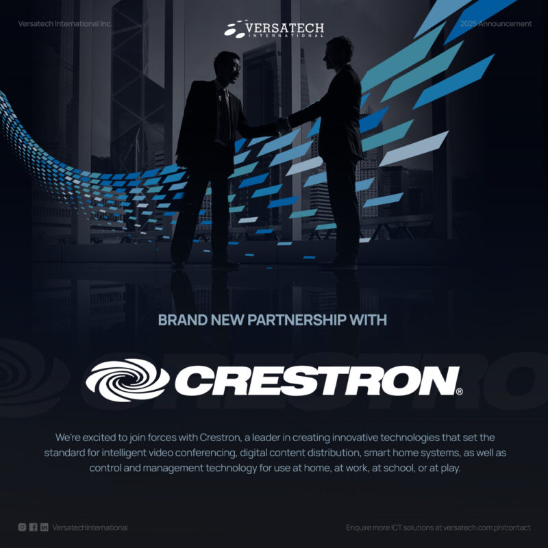 NEWS | Versatech Appointed as Crestron Value‑Added Reseller in the PH ...